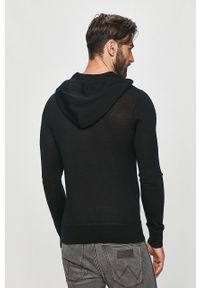 AllSaints – Bluza MODE MERINO ZIP HOOD MK130D. Okazja: na co dzień. Typ kołnierza: kaptur. Kolor: czarny. Styl: casual #4