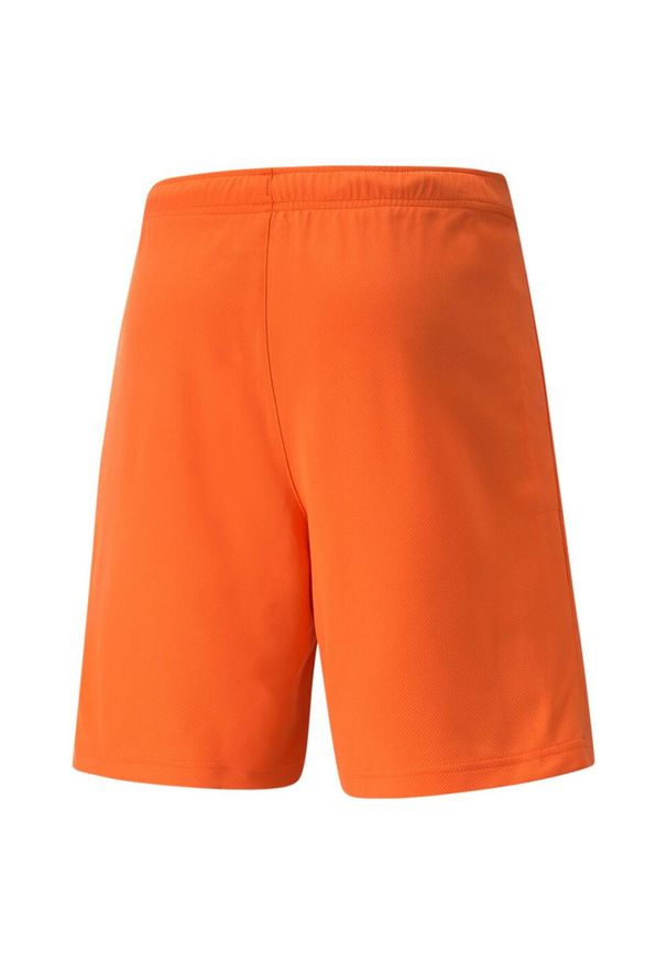 Spodenki do piłki nożnej męskie Puma team RISE Short. Kolor: żółty, czarny, wielokolorowy, pomarańczowy. Sport: piłka nożna