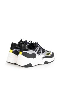Patrizia Pepe Sneakersy | 2V9991/A6Q4 | Kobieta | Czarny, Wielokolorowy. Kolor: czarny, wielokolorowy. Materiał: tkanina, skóra. Wzór: aplikacja #3