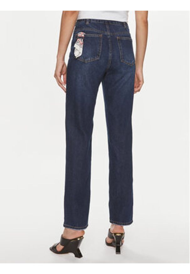Gaudi Jeansy 411BD26020 Granatowy Slim Fit. Kolor: niebieski