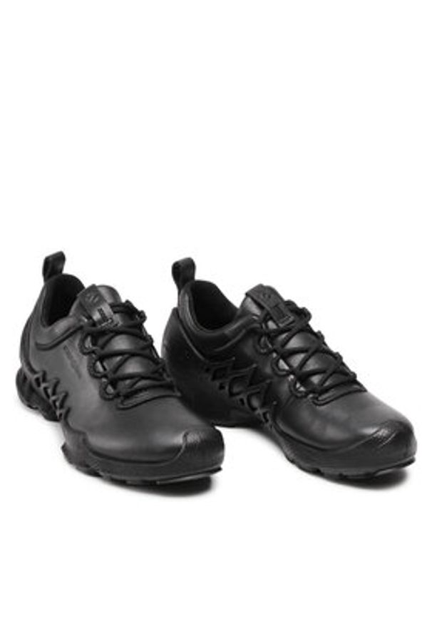 ecco - ECCO Sneakersy Biom Aex W 80283301001 Czarny. Kolor: czarny. Materiał: skóra