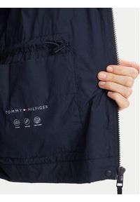 TOMMY HILFIGER - Tommy Hilfiger Wiatrówka WW0WW46444 Granatowy Relaxed Fit. Kolor: niebieski. Materiał: syntetyk #6