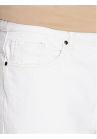 INDICODE Szorty jeansowe Tian 80.s denim 70-698 Biały Regular Fit. Kolor: biały. Materiał: bawełna