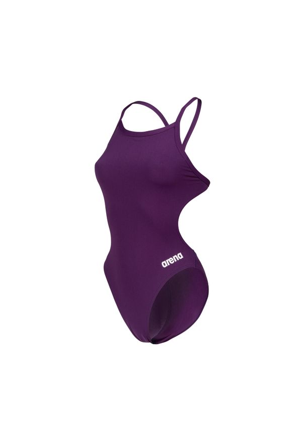 Strój kąpielowy dla kobiet Arena Team Swimsuit Challenge Solid. Kolor: fioletowy, brązowy, biały, wielokolorowy