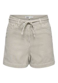 only - ONLY Szorty jeansowe Naomi 15363816 Beżowy Regular Fit. Kolor: beżowy. Materiał: bawełna #1