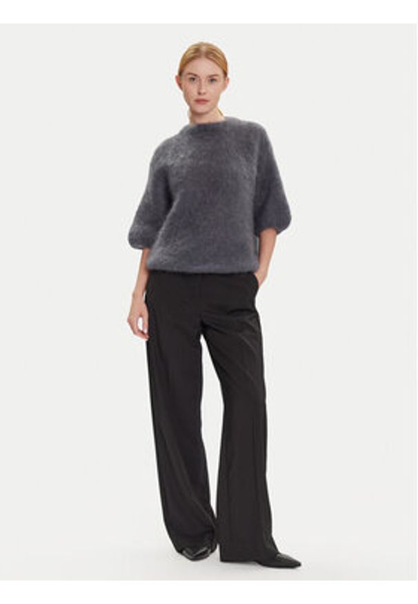 Dixie Sweter M277Y101A Szary Relaxed Fit. Kolor: szary. Materiał: syntetyk