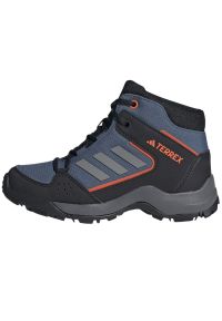 Adidas - Buty adidas Terrex Hyperhiker Mid K Jr IF5700 czarne. Kolor: czarny. Materiał: guma. Sezon: zima. Model: Adidas Terrex