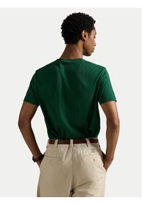Polo Ralph Lauren T-Shirt 710671438461 Zielony Custom Slim Fit. Typ kołnierza: polo. Kolor: zielony. Materiał: bawełna
