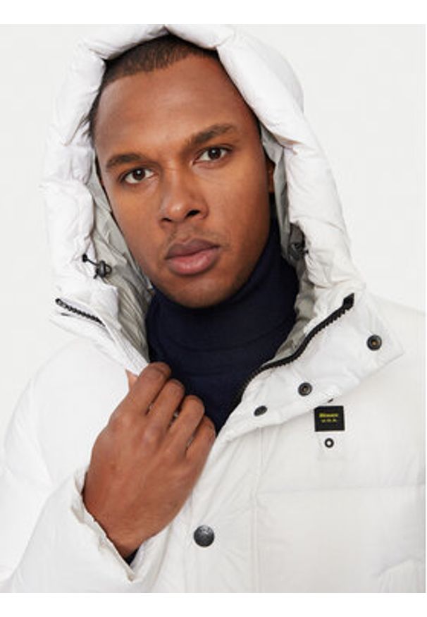 Blauer Kurtka puchowa 24WBLUC03028 Biały Regular Fit. Kolor: biały. Materiał: syntetyk