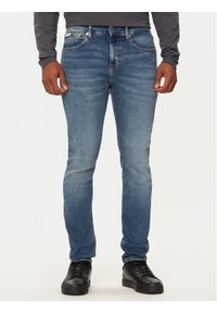 Calvin Klein Jeans Jeansy J30J325974 Niebieski Skinny Fit. Kolor: niebieski