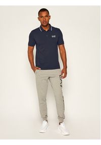 EA7 Emporio Armani Polo 8NPF06 PJ04Z 1578 Granatowy Regular Fit. Typ kołnierza: polo. Kolor: niebieski. Materiał: bawełna #2