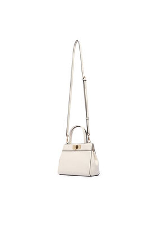 TOMMY HILFIGER - Tommy Hilfiger Torebka Th Modern Mini Satchel AW0AW18726 Kremowy. Kolor: kremowy. Materiał: skórzane