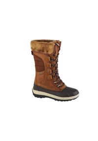 Buty zimowe damskie, CMP Thalo Wmn Snow Boot. Kolor: brązowy, wielokolorowy. Materiał: guma, skóra, wełna, materiał, nubuk, syntetyk. Sezon: zima. Styl: sportowy