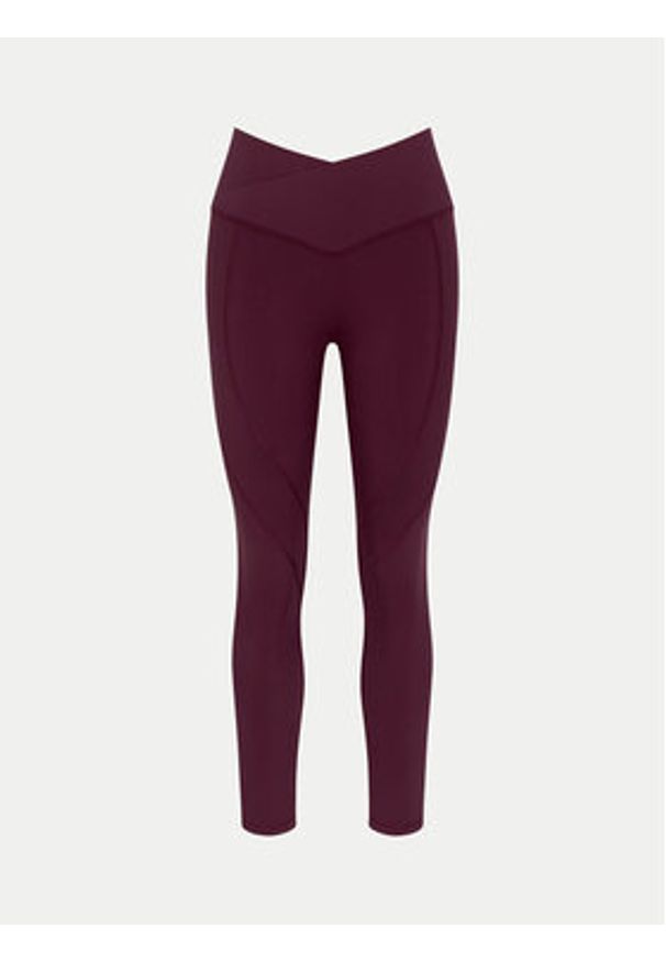 Triumph Legginsy Cardio 10217851 Bordowy Slim Fit. Kolor: czerwony. Materiał: syntetyk