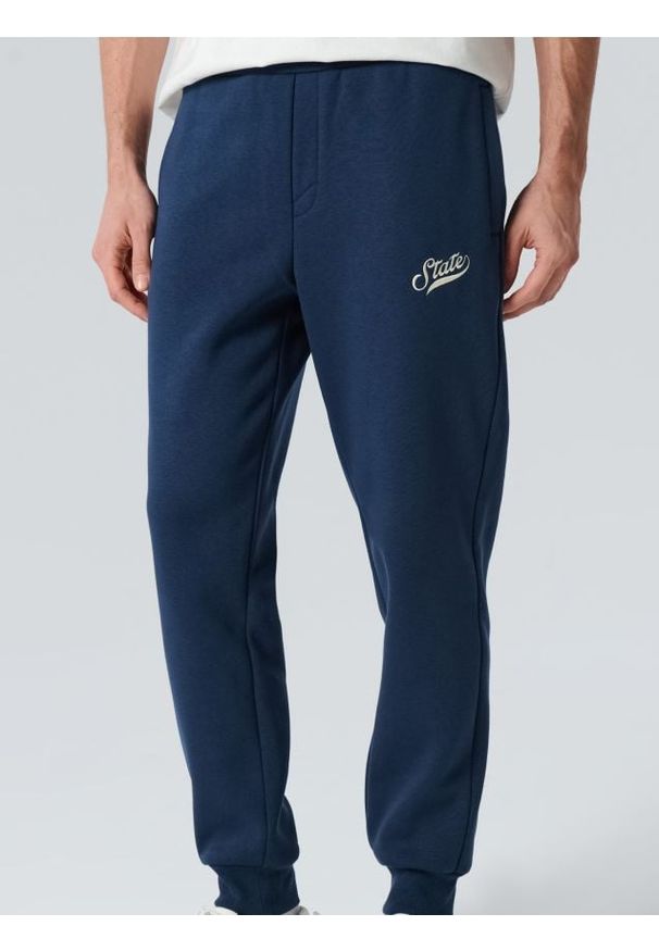 Sinsay - Spodnie dresowe jogger - szary. Kolor: szary. Materiał: dresówka