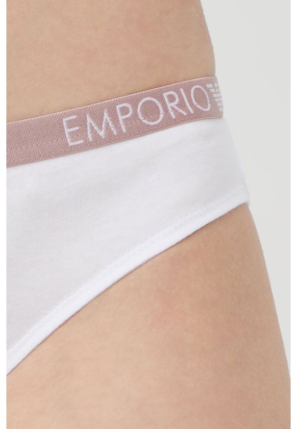 Emporio Armani Underwear stringi (2-pack) kolor biały. Kolor: biały
