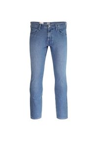 Lee - LEE LUKE WORKER MĘSKIE SPODNIE JEANSOWE JEANSY POLO BLUE L75HFOGW