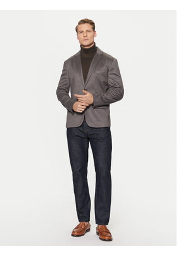Only & Sons Marynarka Mark 22031060 Granatowy Slim Fit. Kolor: niebieski. Materiał: syntetyk