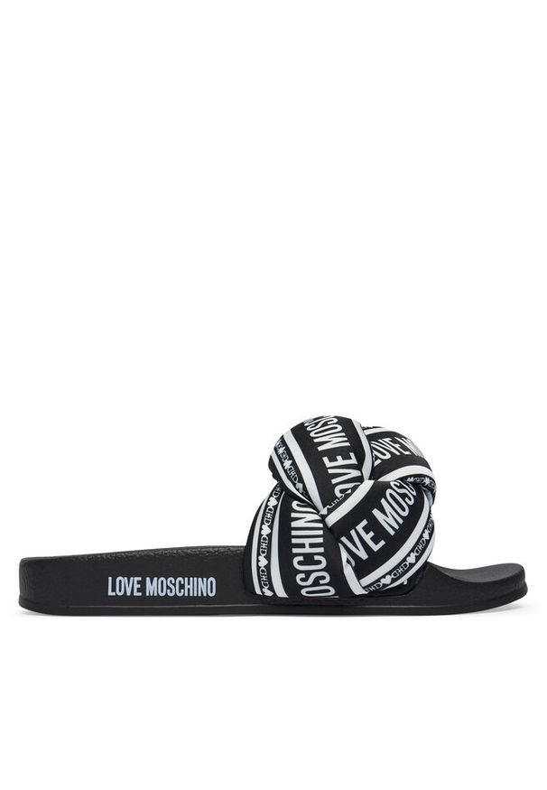 Love Moschino - Klapki LOVE MOSCHINO. Kolor: czarny