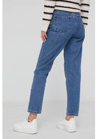 Answear Lab Jeansy damskie high waist. Stan: podwyższony. Kolor: niebieski. Styl: wakacyjny #4