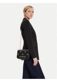 Love Moschino - LOVE MOSCHINO Torebka JC4124PP1MLI0000 Czarny. Kolor: czarny. Materiał: skórzane #6