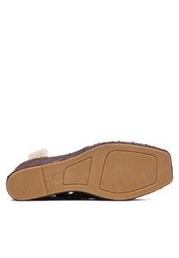 Weekend Max Mara Espadryle 2615521155670 Brązowy ciemny. Kolor: brązowy. Materiał: skóra #3