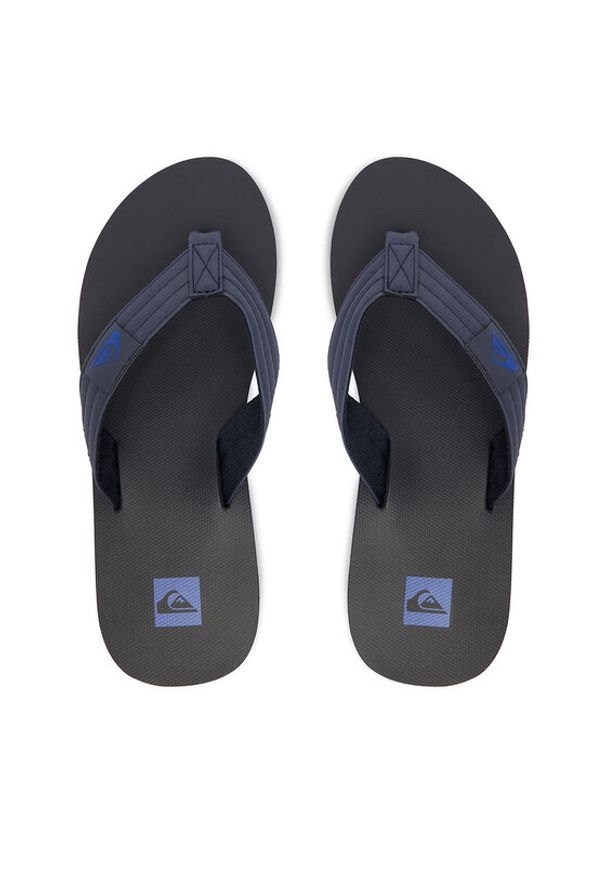 Quiksilver Japonki EO-DUNE CQ10036MDM Granatowy. Kolor: niebieski. Materiał: skóra