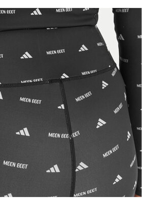 Adidas - adidas Legginsy Moon Boot JM8912 Czarny Slim Fit. Kolor: czarny. Materiał: syntetyk