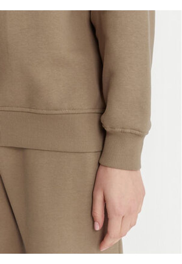 Guess Bluza V6RQ13 K9V31 Beżowy Regular Fit. Kolor: beżowy. Materiał: bawełna