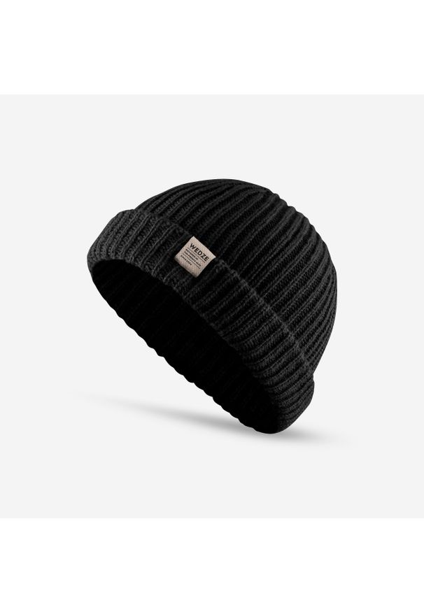 WEDZE - Czapka narciarska dla dorosłych Wedze Docker FR 500. Kolor: czarny. Materiał: akryl, materiał. Sezon: zima. Styl: sportowy