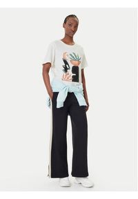 RVCA T-Shirt Collage EVJZT00163 Biały Easy Fit. Kolor: biały. Materiał: bawełna #3