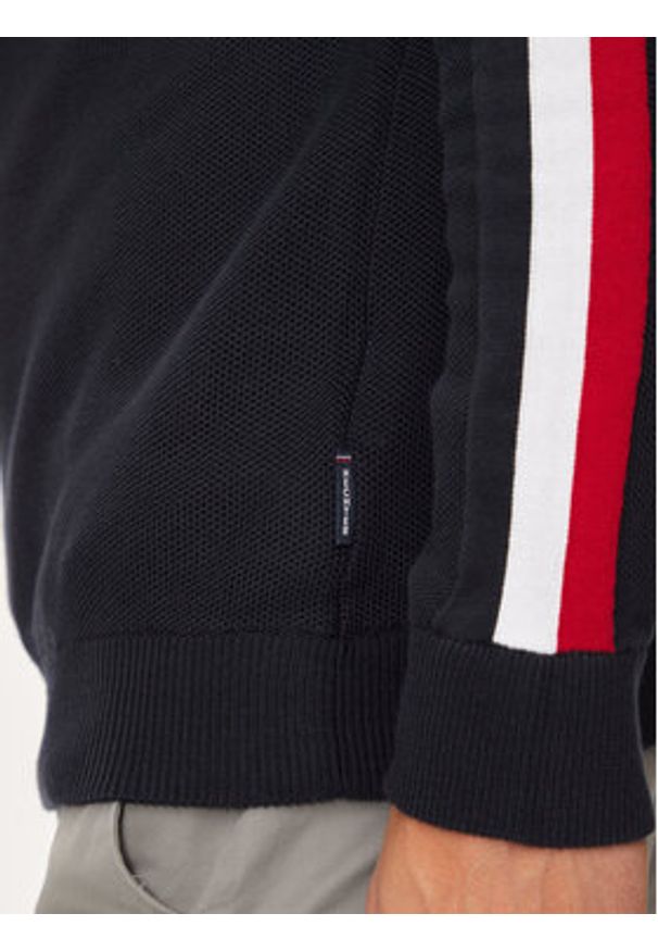 Hechter Paris Sweter 65011 142806 Granatowy Regular Fit. Kolor: niebieski. Materiał: bawełna
