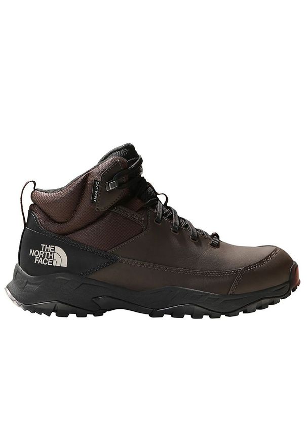 Buty męskie The North Face Storm Strike III 0A7W4GU6V1 - brązowe. Kolor: brązowy. Materiał: skóra, syntetyk. Szerokość cholewki: normalna. Sezon: zima