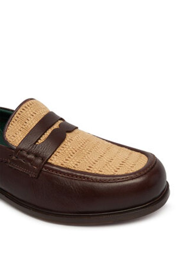 Clarks Półbuty CraftJames Lo 26186423 Brązowy. Kolor: brązowy. Materiał: skóra