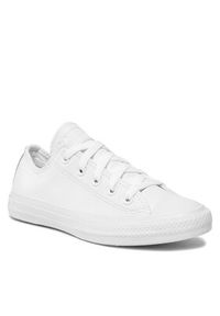 Converse Trampki Chuck Taylor All Star Ox 136823C Biały. Kolor: biały. Materiał: skóra #3