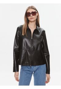 Calvin Klein Kurtka z imitacji skóry K20K206311 Czarny Relaxed Fit. Kolor: czarny. Materiał: skóra #1