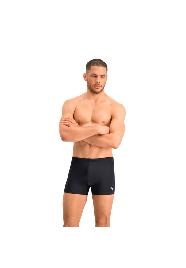 Kąpielówki męskie Puma Trunk Classic czarne. Kolor: czarny. Materiał: poliester