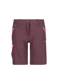 Szorty bermudzkie dla dziewczynki CMP. Kolor: fioletowy, wielokolorowy, różowy. Sport: turystyka piesza #1