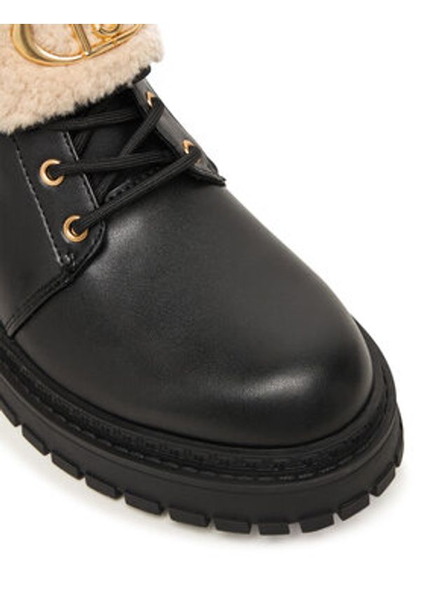 Liu Jo Trzewiki Rumi 40 SF5061 PX446 Czarny. Kolor: czarny. Materiał: skóra