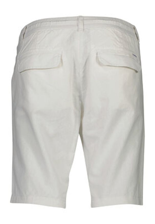 Lindbergh Szorty materiałowe 30-508003 Biały Relaxed Fit. Kolor: biały. Materiał: len