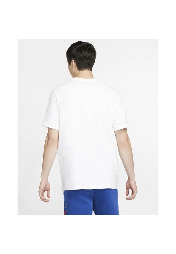 Koszulka z krótkim rękawem Męska Nike Sportswear JDI AR5006 100 Biały. Kolor: biały. Materiał: bawełna. Długość rękawa: krótki rękaw. Długość: krótkie