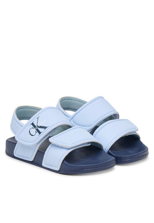 Sandały Calvin Klein. Kolor: niebieski