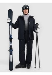 4f - 4F Kurtka narciarska membrana 15000 męska - czarna XXL. Kolor: czarny. Materiał: materiał. Sezon: zima #2