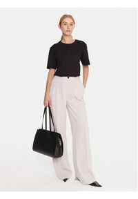 BOSS T-Shirt Elpha 50551443 Czarny Regular Fit. Kolor: czarny. Materiał: bawełna #4