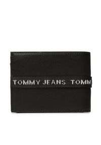 Tommy Jeans Duży Portfel Męski Tjm Essential Cc & Coin AM0AM11218 Czarny. Kolor: czarny. Materiał: skóra