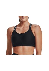 Stanik fitness cardio Under Armour Infinity High Bra Zip. Kolor: czarny. Sport: fitness #1