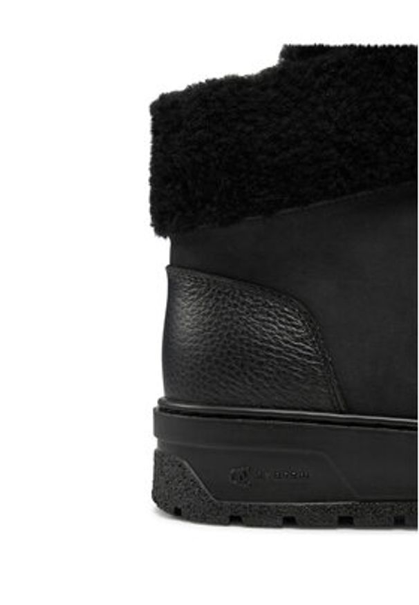 Pollini Botki SA21254H0LTOA00A Czarny. Kolor: czarny. Materiał: skóra, nubuk