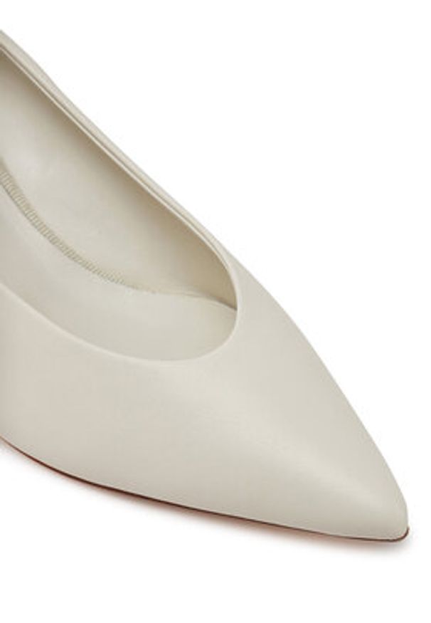 Weekend Max Mara Czółenka 2515521054600 Écru. Materiał: skóra