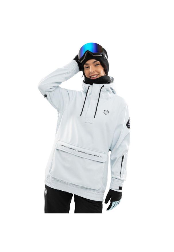 SIROKO - Damska kurtka snowboardowa Sporty zimowe Siroko W3-W Shiga. Kolor: niebieski. Materiał: softshell, materiał. Sezon: zima. Sport: snowboard