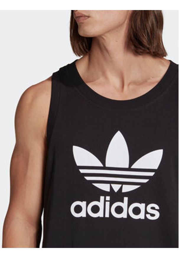 Adidas - adidas Tank top Adicolor Classics Trefoil Tank Top IA4811 Czarny Regular Fit. Kolor: czarny. Materiał: bawełna